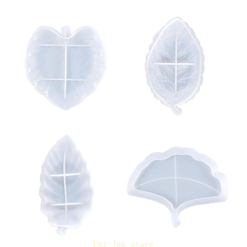 Serving Tray Mold - แม่พิมพ์เรซิ่นรูปใบไม้ DIY แม่พิมพ์จานสำหรับถาดผลไม้ ถาดเสิร์ฟ แผ่นรองครัว อุปกรณ์งานฝีมือ
