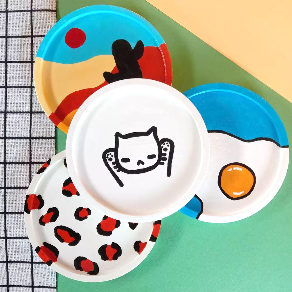 รอบ Coaster แม่พิมพ์ซิลิโคน DI - Coaster Mold Round บทวิจารณ์และราคา