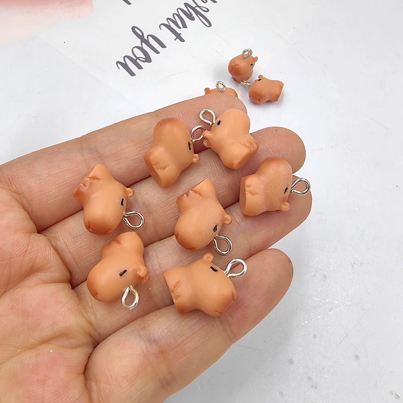 จี้คาปิบาร่าน่ารักขนาดเล็ก 10  - Resin Craft Projects บทวิจารณ์และราคา