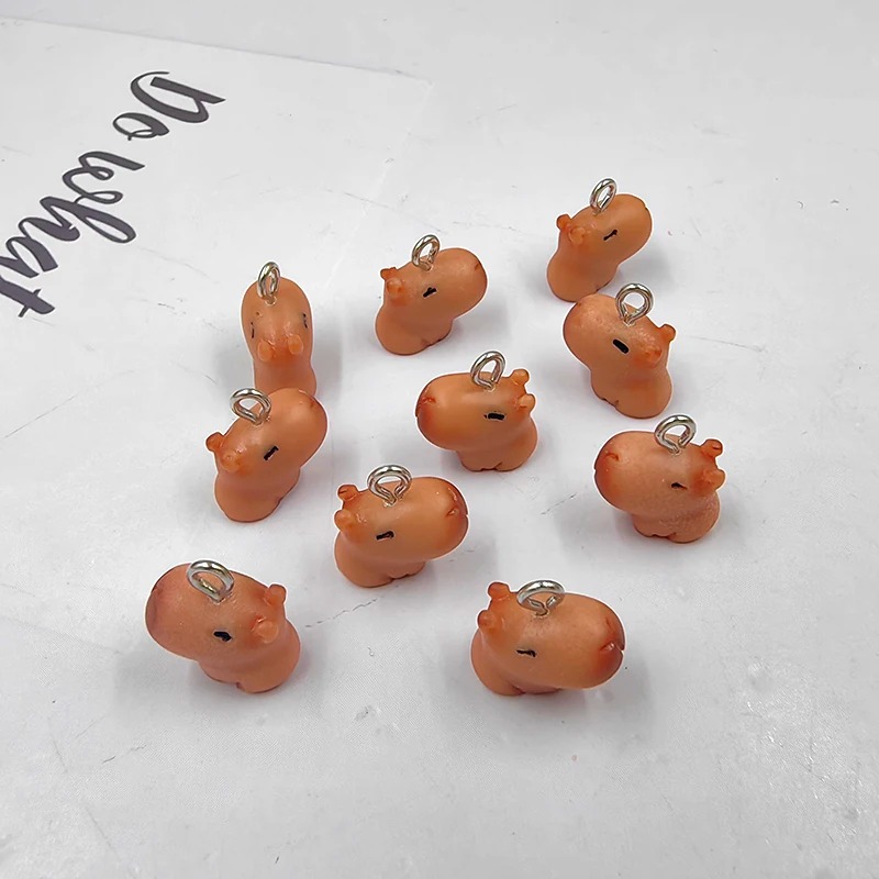 จี้คาปิบาร่าน่ารักขนาดเล็ก 10  - Resin Craft Projects บทวิจารณ์และราคา