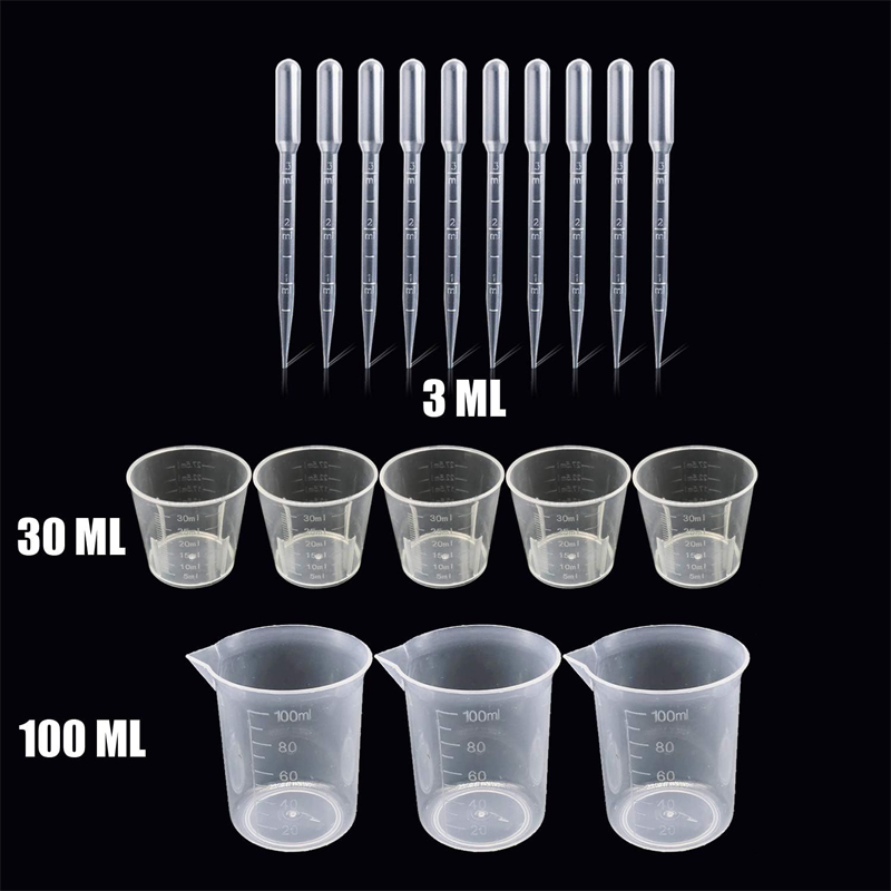 ชุดเครื่องมือหล่อเรซิ่นอีพ็อกซ - Mixing Cup Silicone บทวิจารณ์และราคา