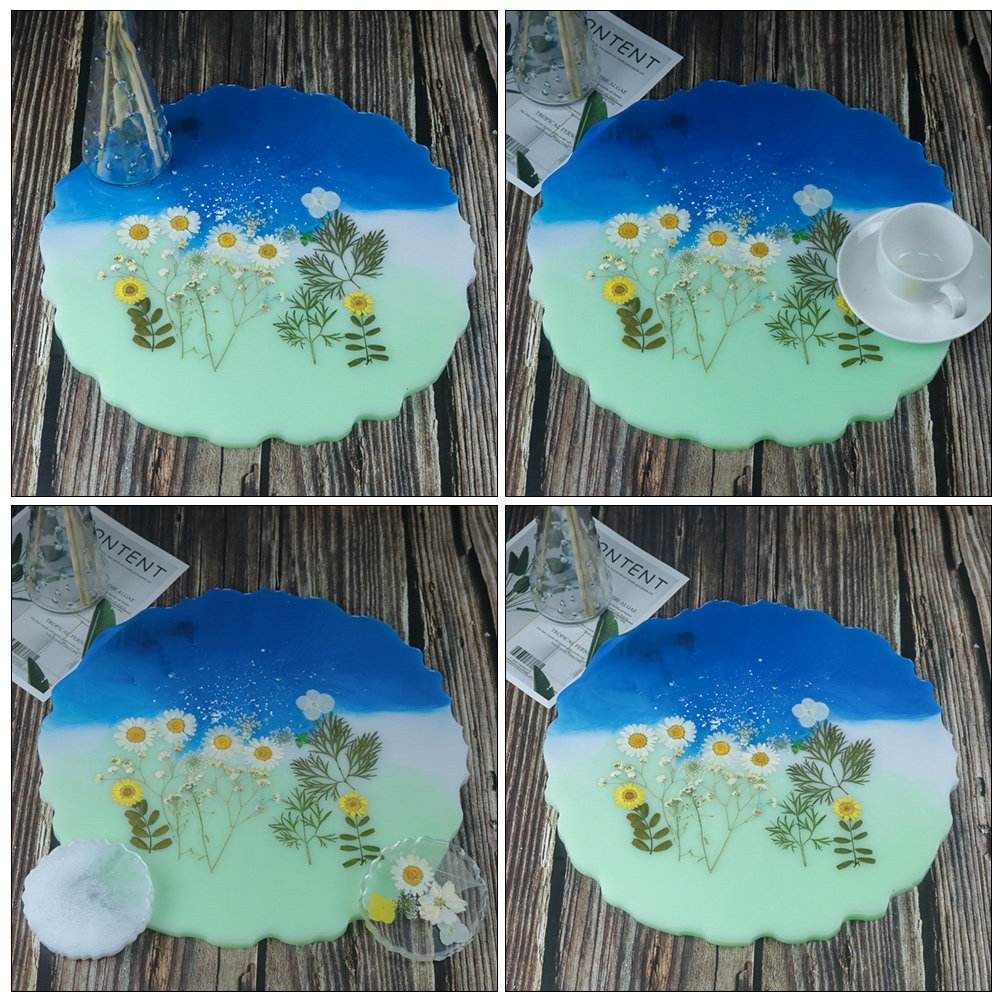แม่พิมพ์ซิลิโคนคริสตัลเรซินคุณ - Serving Tray Mold บทวิจารณ์และราคา